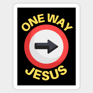 One Way Jesus | Christian Sticker